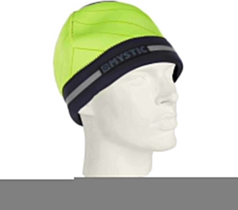 Mystic Watersports - Surf Kitesurf & Windsurfing 2mm Neoprenanzug Reflective Beanie Hat Flash Yellow