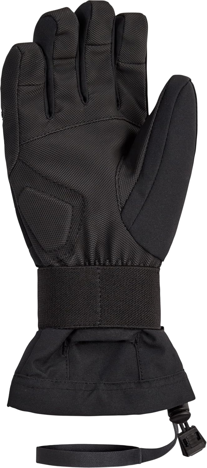 Ziener Kinder Manu Snowboard-Handschuhe/Wintersport | wasserdicht, atmungsaktiv Protektor XS Schwarz