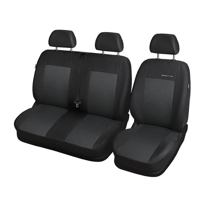 Mossa Passgenaue Sitzbezüge passend für Opel Vivaro A Bus, Van 2001-2014 E3 | nur vordere Sitze - 1+