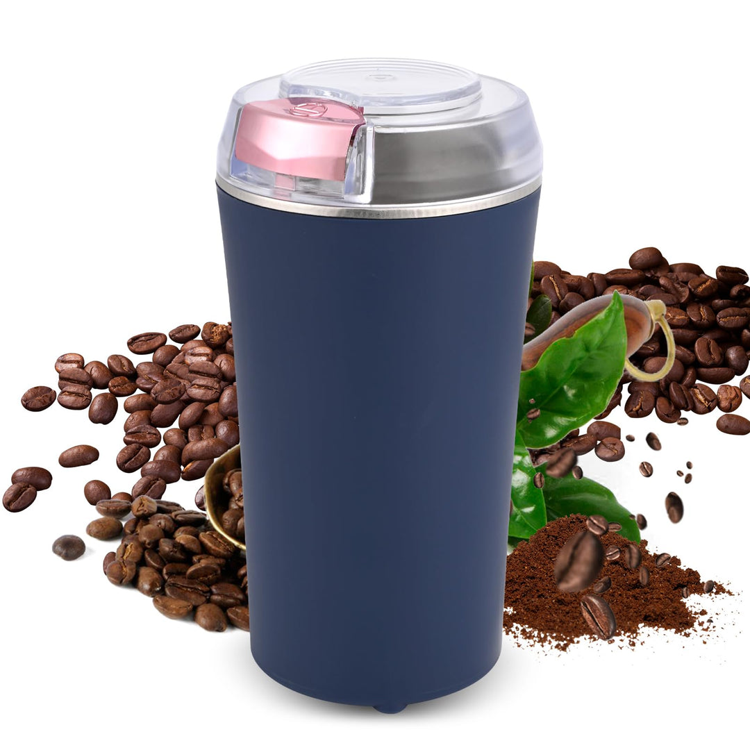 Weinsamkeit Kaffeemühle Elektrisch, Elektrisch Gewürzmühle und Kaffeemühle mit Schlagmesser aus Edel