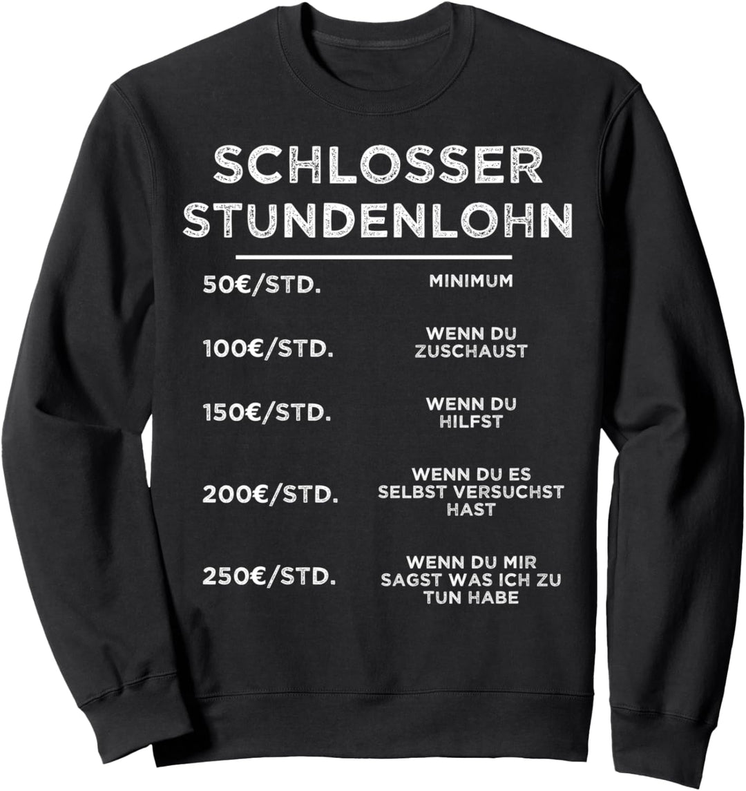 Schlosser Metallbauer Handwerker Schweisser Geschenk Sweatshirt
