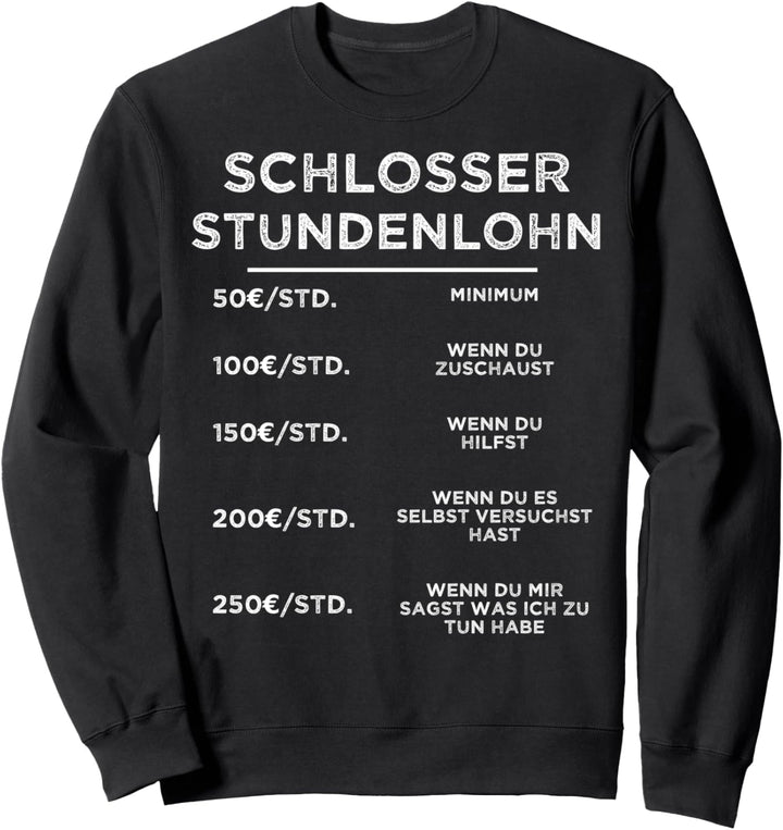 Schlosser Metallbauer Handwerker Schweisser Geschenk Sweatshirt