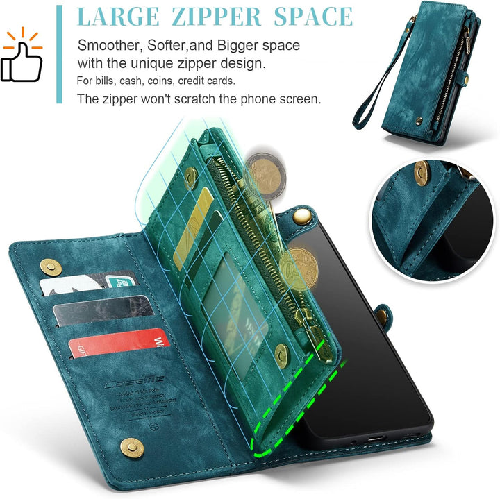 für Galaxy S20 Ultra Hülle, Stossfest Kartenfach Magnetisch Abnehmbare Tasche Handyhülle für Samsung