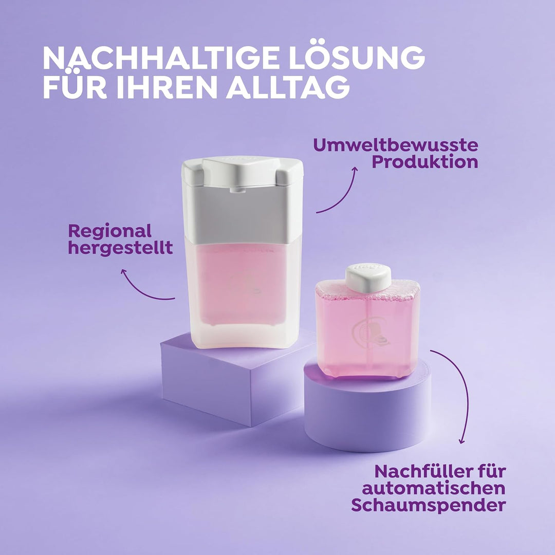 hagi Popo-Schaum: Nachfüllpackung für den automatischen hagi Schaumspender (Doppelpack 2 × 180 ml) 1