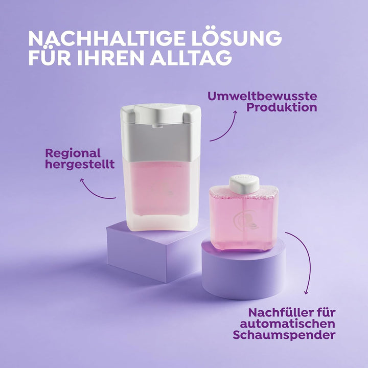 hagi Popo-Schaum: Nachfüllpackung für den automatischen hagi Schaumspender (Doppelpack 2 × 180 ml) 1