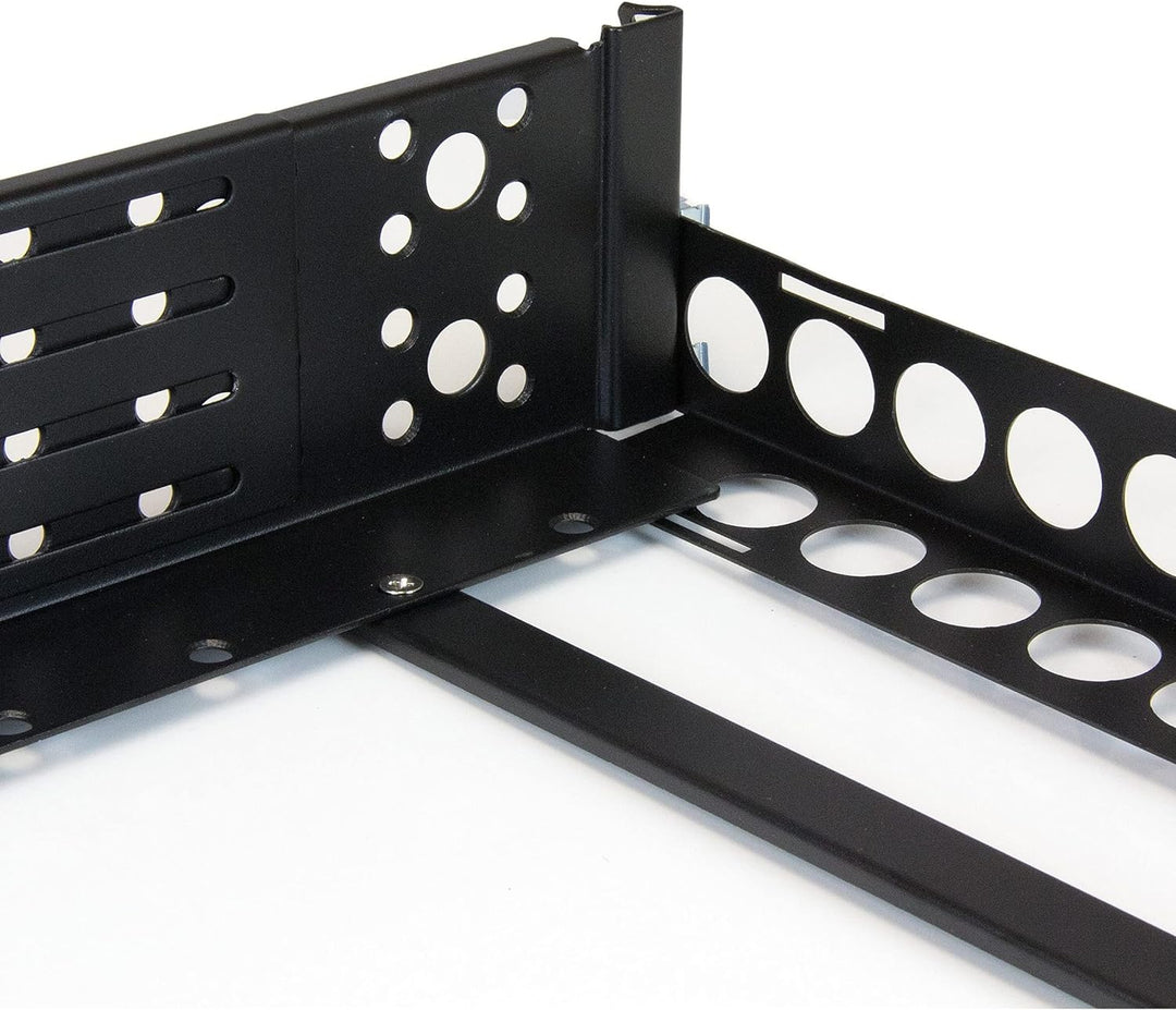 StarTech.com 2 HE Universal Server Rack Schienen - TAA-konforme Server Montageschienen mit einstellb