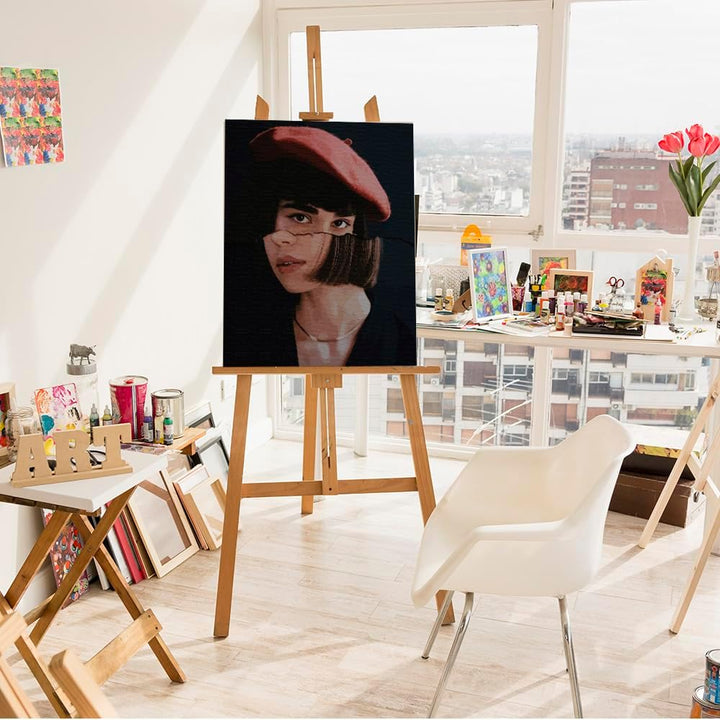 Artnapi Malen nach Zahlen Erwachsene mit Rahmen | DIY Handgemalt | Rissige Optik| Kit für Anfänger u
