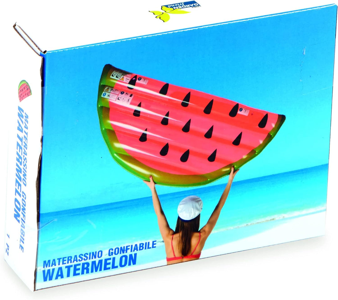 Linea Garden Friend Luftmatratze, Wassermelone (rot-grün-schwarz), 32 x 27 x 18 cm, Referenz: G17821