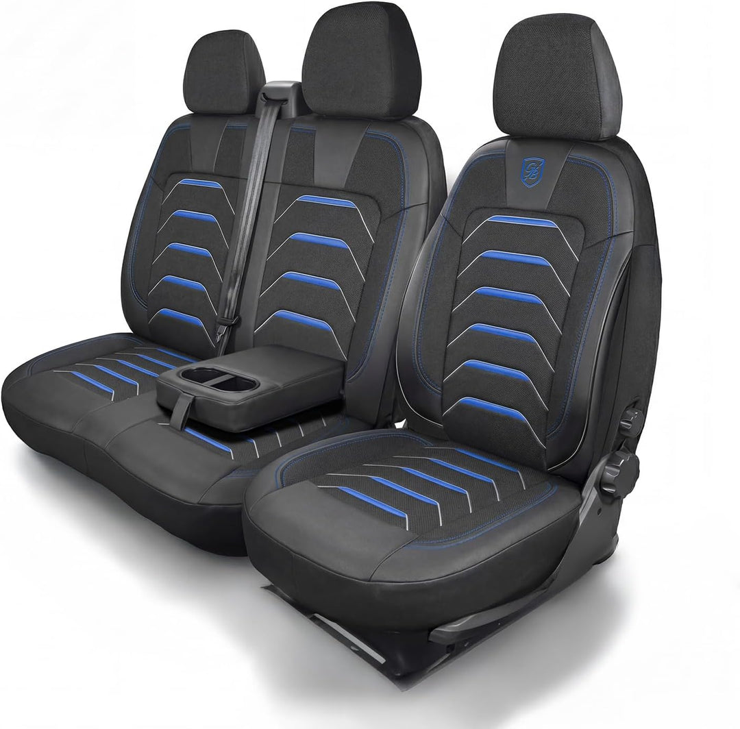 Autositzbezüge Universal 2+1 für FIAT Ducato, Peugeot Boxer, Citroen Jumper (2014-2026) Opel Movano