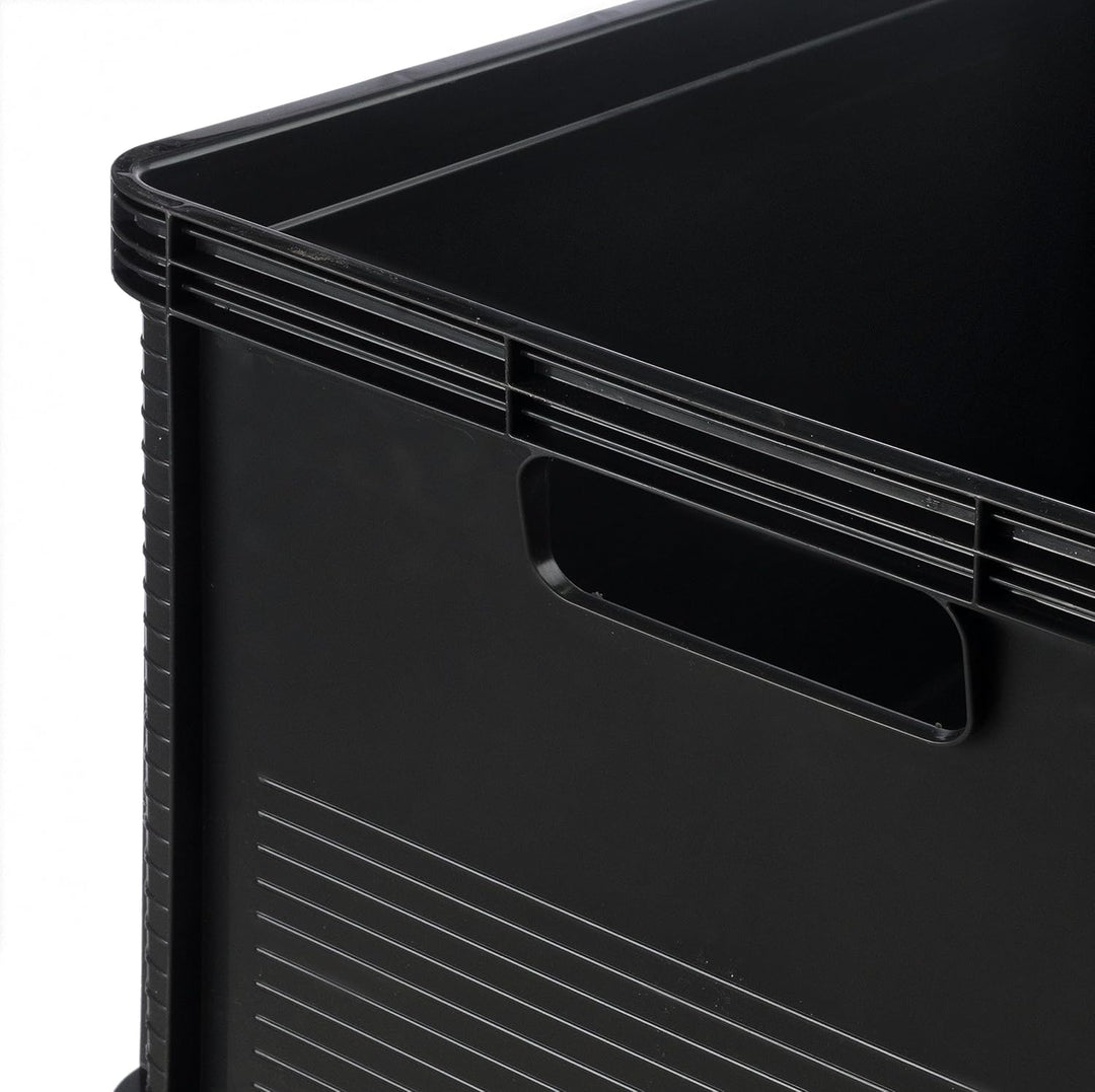 keeeper Transportbox-Set 3-teilig, Stapelbar, Polypropylen, 3 x 64 l, Robert, Graphit-Grau Graphit G