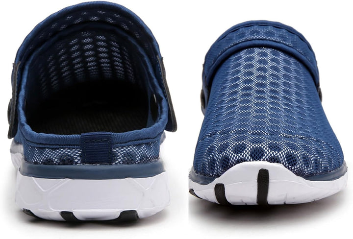 Unisex Clogs Hausschuhe Atmungsaktiv Mesh Pantoletten Sommer Beach Freizeit Schuhe rutschfest Weiche