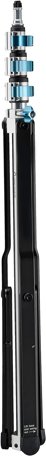 BRESSER BR-BS310 Pro Studio-Hintergrundständer 300 x 310 cm für schwere Hintergründe