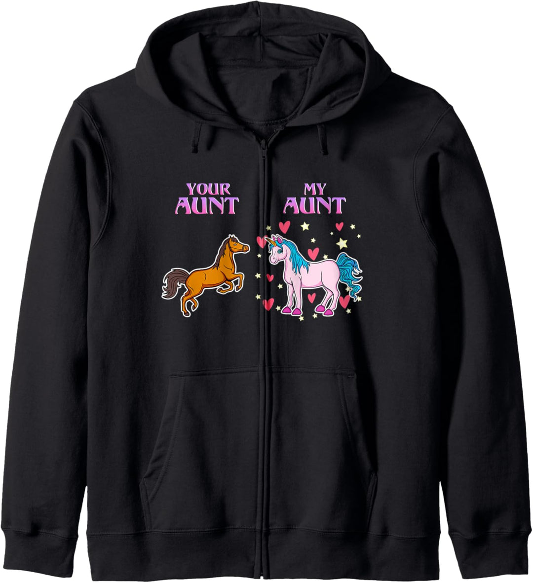 Your Aunt Horse My Aunt Unicorn Funny Auntie Aunty Kids Gift Kapuzenjacke