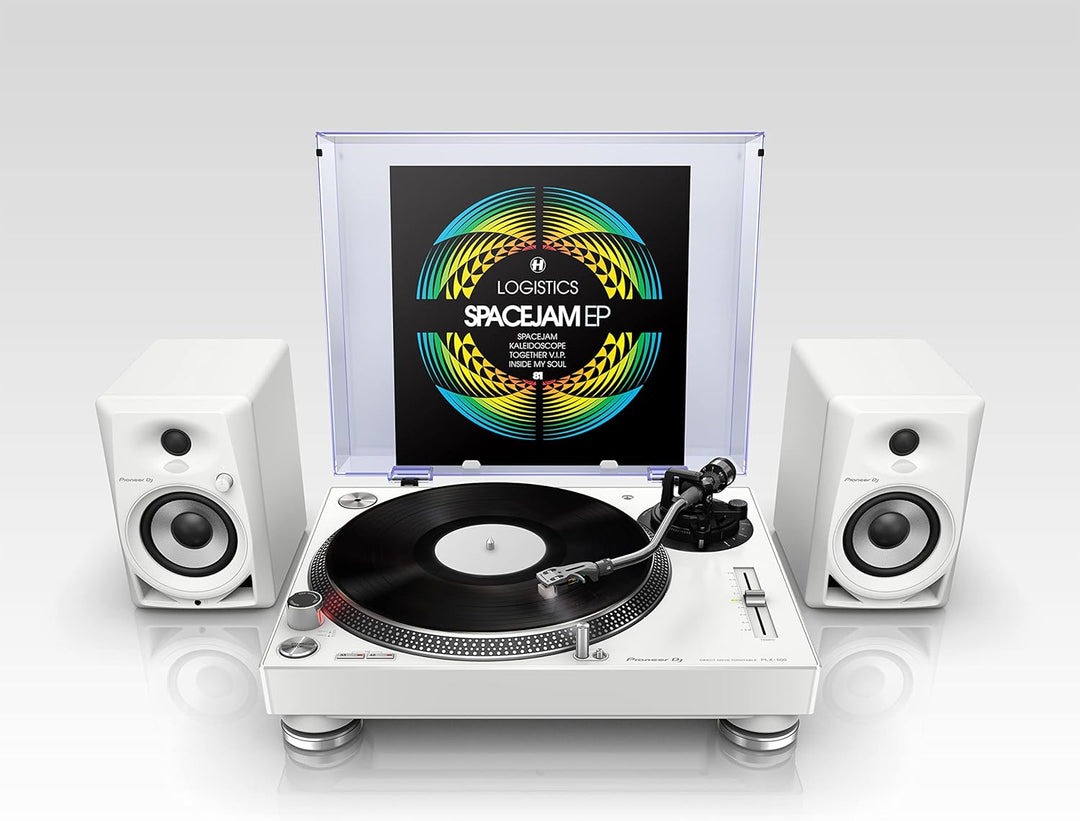 Pioneer DJ PLX-500-W DJ-Plattenspieler mit Direktantrieb, Weiss White Single, White Single