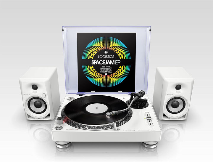 Pioneer DJ PLX-500-W DJ-Plattenspieler mit Direktantrieb, Weiss White Single, White Single