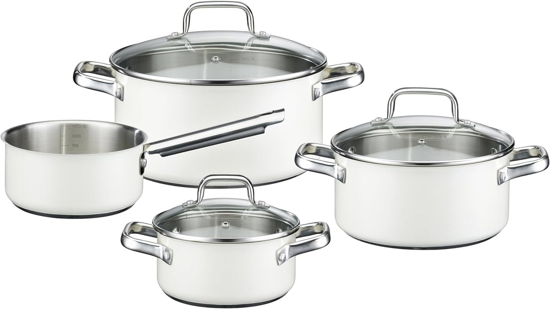 GSW 158305 MAGIC COLOR Topf-Set weiss 4-teilig, Weiss
