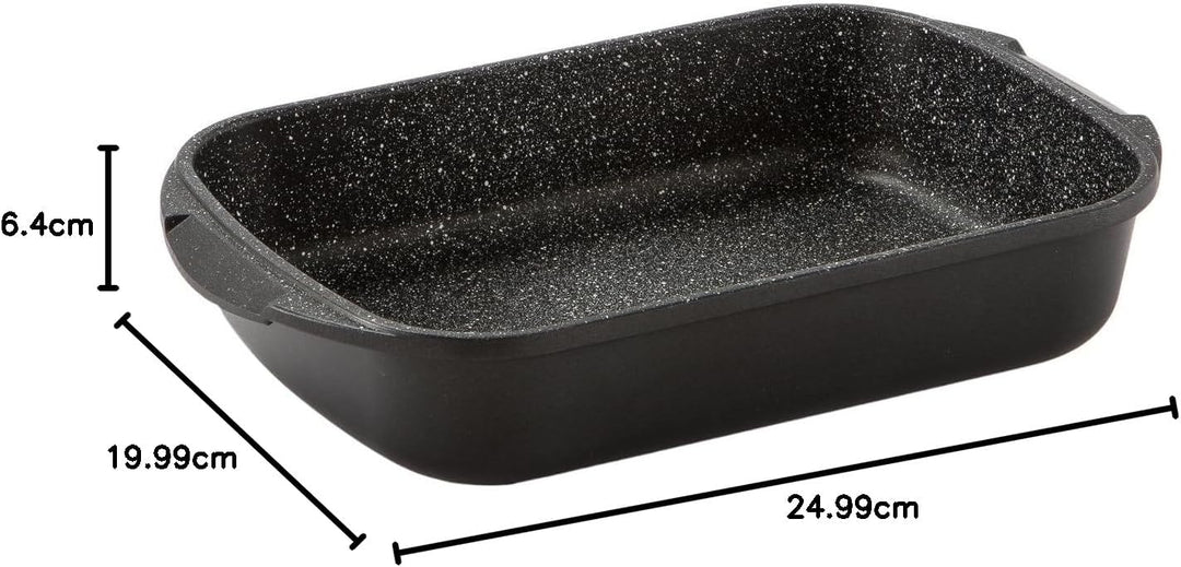 Barazzoni die Kochen besondere Lasagneform cm 25x20 schwarz, cm 25x20
