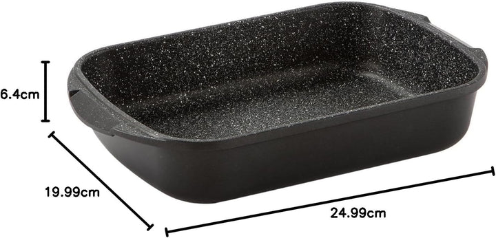 Barazzoni die Kochen besondere Lasagneform cm 25x20 schwarz, cm 25x20
