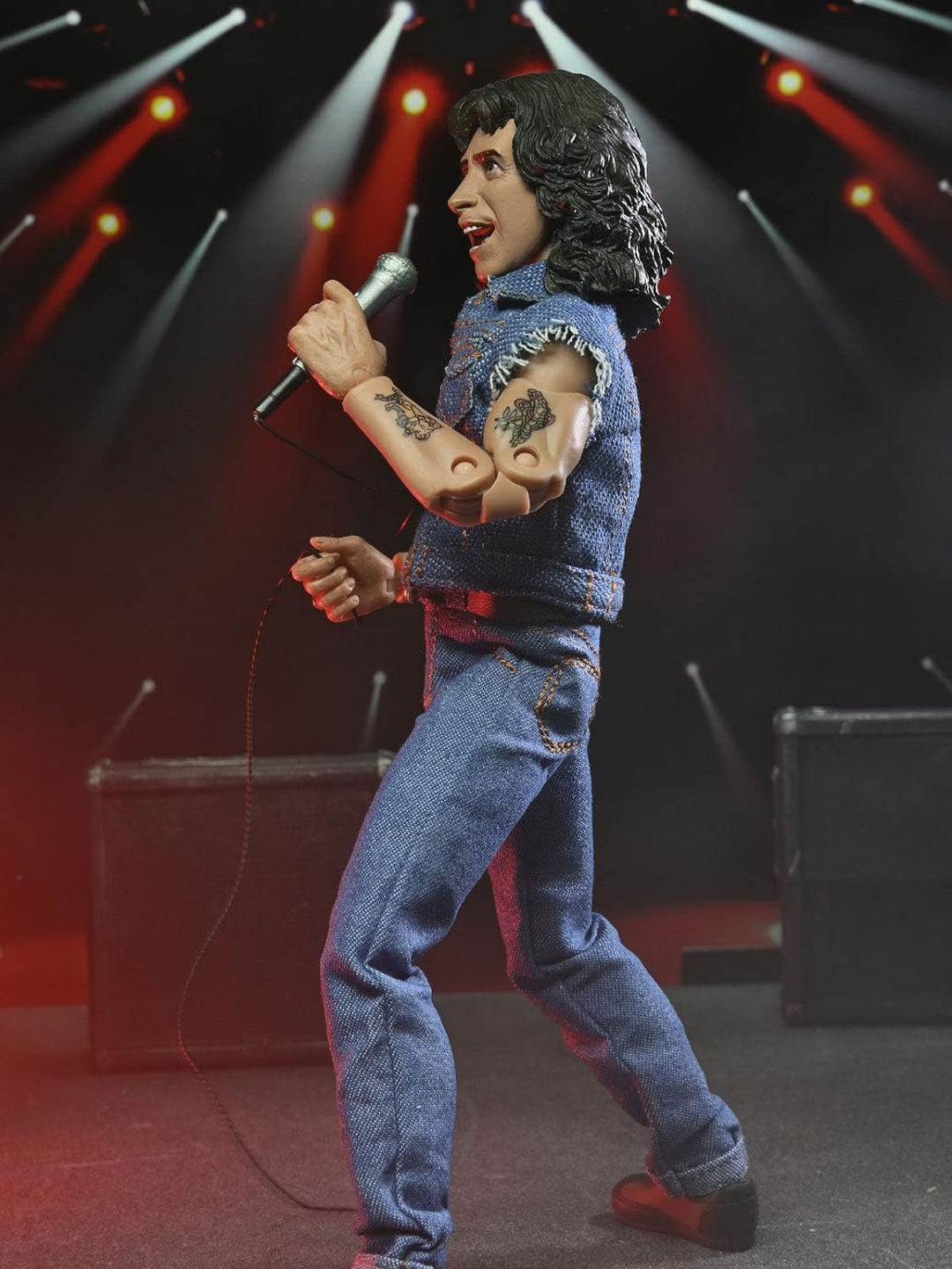 NECA AC/DC Actionfigur Bon Scott Highway to Hell Multicolor, aus Kunststoff, Hersteller