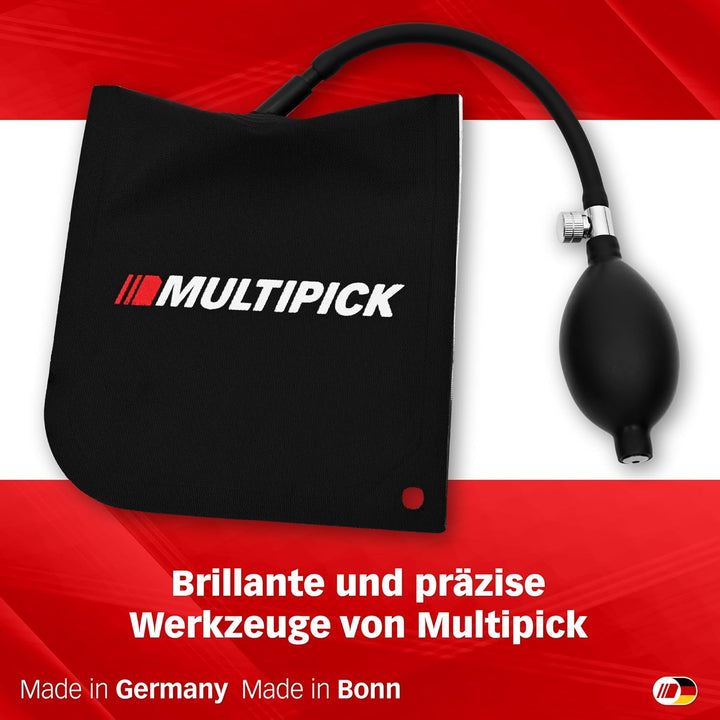 MULTIPICK Montagekissen aus Nylon [Profi-Qualität] - Türspreizer & Luftkissen - Aufblasbares Hebekis