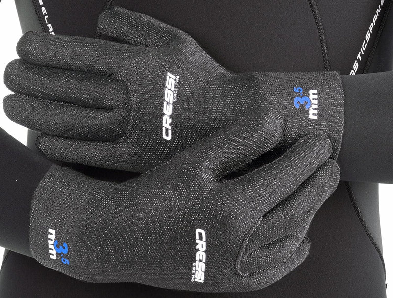 Cressi High Stretch Gloves -Unisex 5-Finger-Tauchhandschuhe aus Weichem, Einfach Gefüttertem, Hochfe