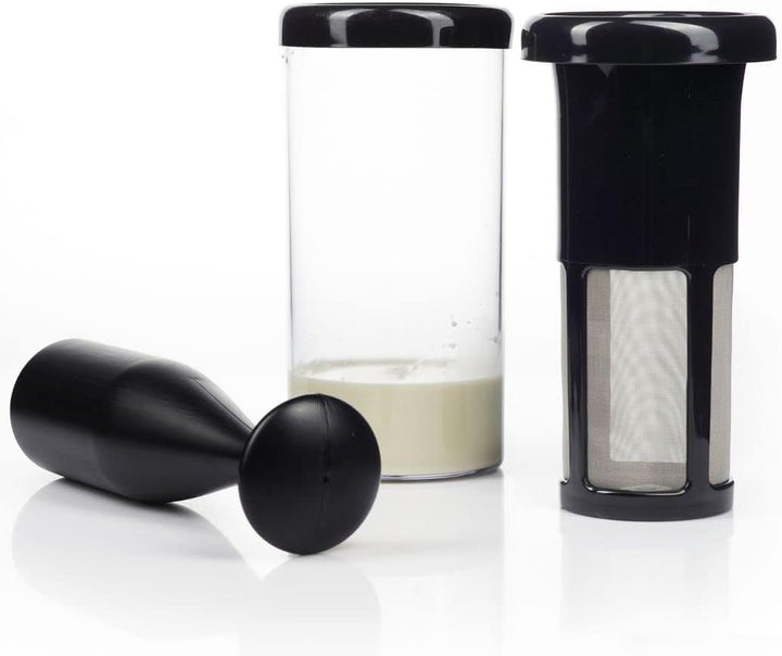 Vegan Milker BLACK, Pflanzenmilchbereiter, Sojamilch Maschine, Nussmilchbereiter, Pflanzenmilch Make