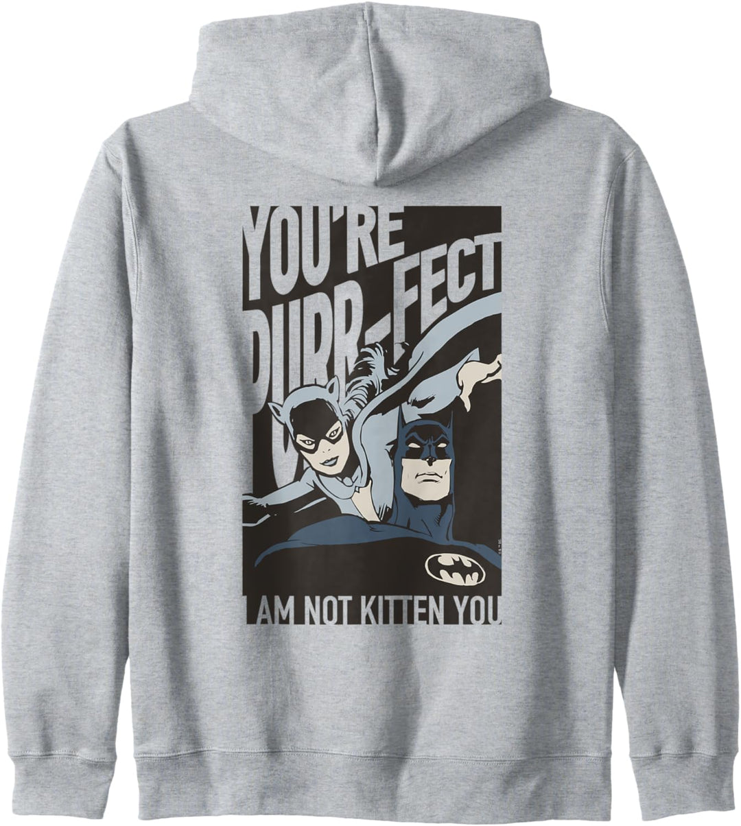 Batman Valentine's Day Catwoman You're Purrfect Kapuzenjacke