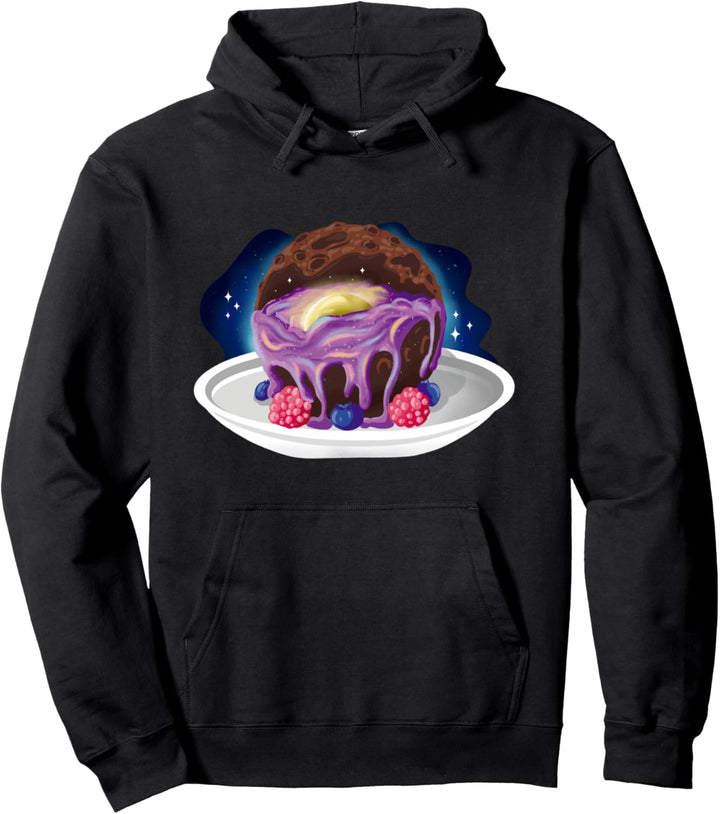 Monddessert Dessert Mond Schokolade Weltraum Weltall Pullover Hoodie