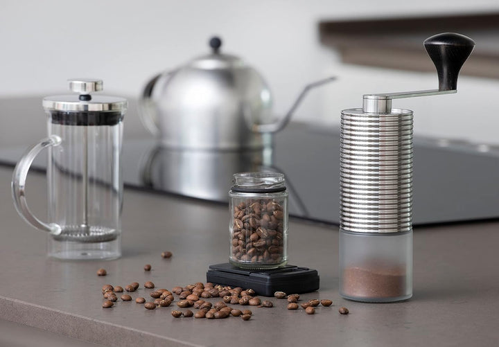 millone definite manuelle Kaffeemühle präzise Mahlgradeinstellung, zwei Edelstahl Mikrokugellager, k