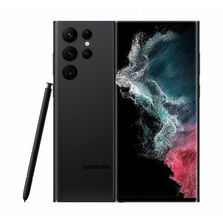 Samsung Galaxy S22 Ultra 5G 128GB | 8GB RAM Handy Schwarz (DE) Alle Träger Schwarz 128 GB, Alle Träg