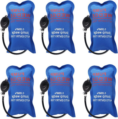 Wanyi 6 Stück Montagekissen Luftkissen Air Wedge Pump Up Montage Luftkissen Spreizkissen Hebekissen