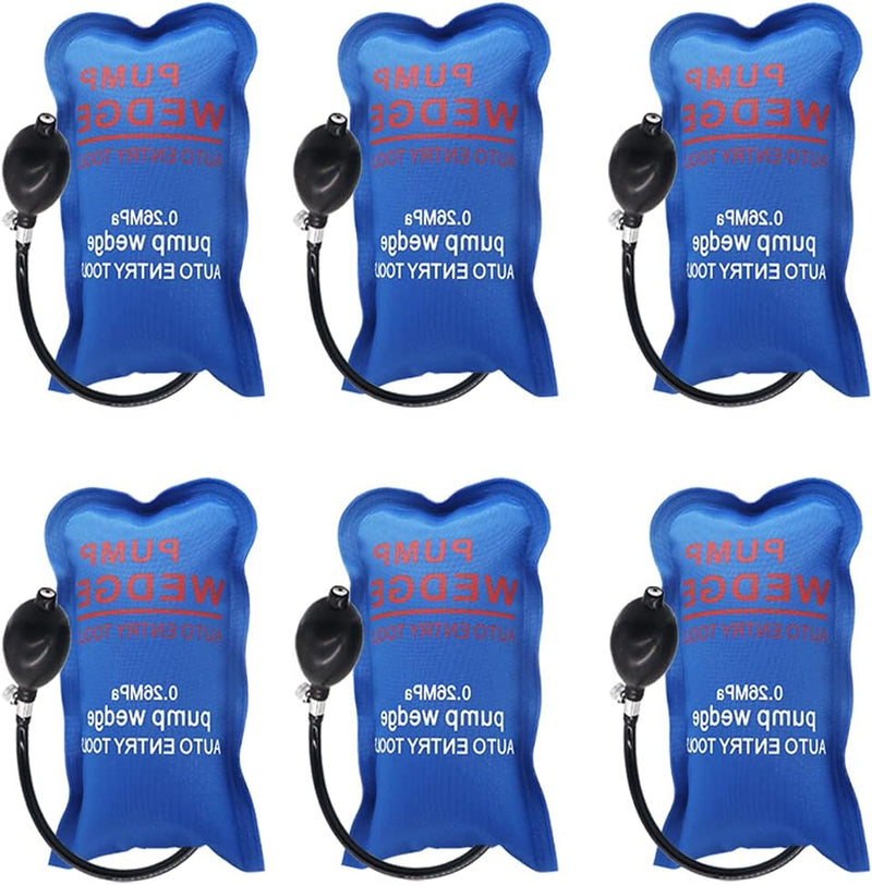 Wanyi 6 Stück Montagekissen Luftkissen Air Wedge Pump Up Montage Luftkissen Spreizkissen Hebekissen