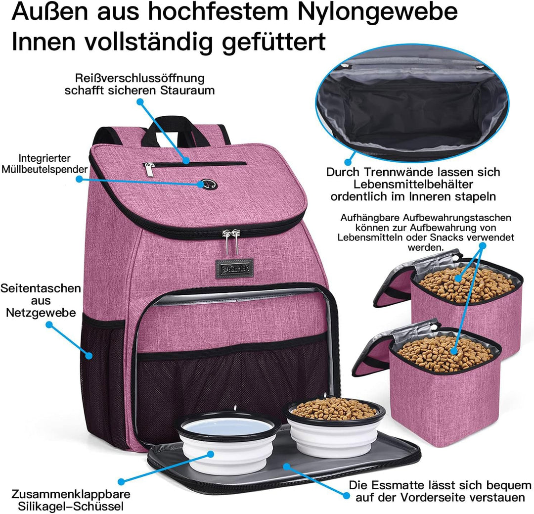 BAGLHER 丨Hundetasche, Tragerucksack, von Fluggesellschaften zugelassener Haustierbedarf, Hundereiser