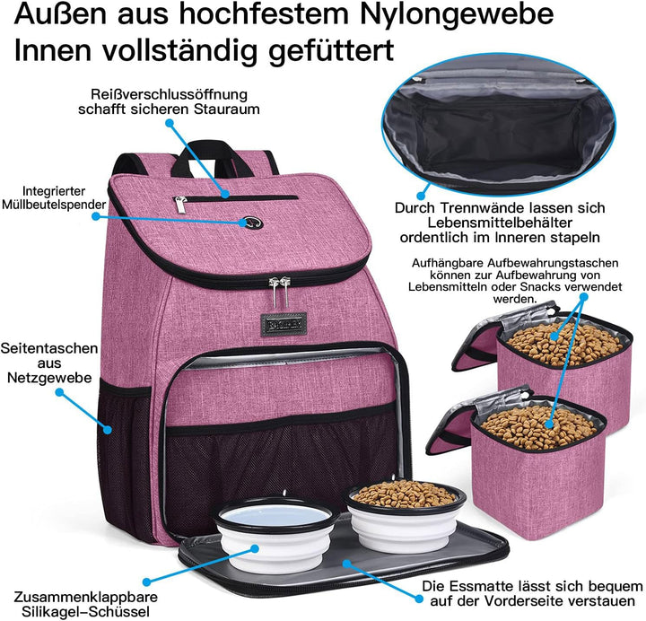 BAGLHER 丨Hundetasche, Tragerucksack, von Fluggesellschaften zugelassener Haustierbedarf, Hundereiser