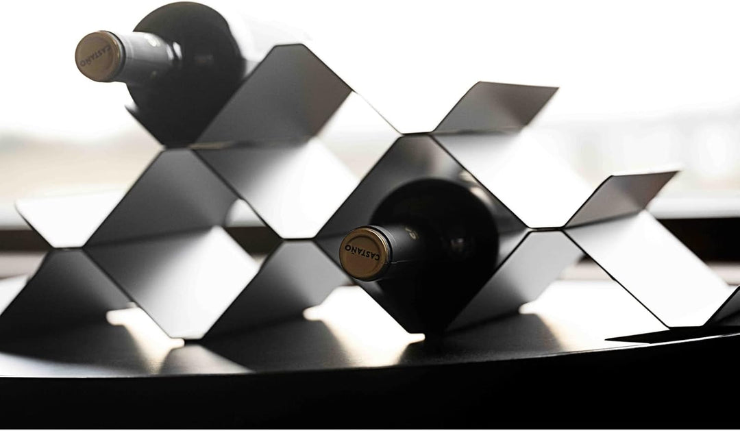 Zone Denmark Rocks Weinregal, 51,3 x 20 x 16,9 cm, Schwarz Schwarz 51,3 x 20 x 16,9 cm, Schwarz 51,3