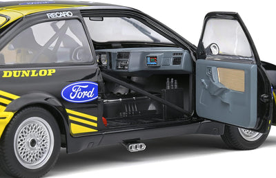 Solido 421180900 1:18 Ford Sierra RS 500# 44 schwarz, Modellauto, Die-Cast-Fahrzeug