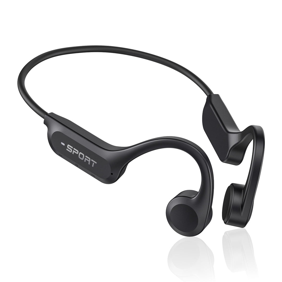 Knochenschall Kopfhörer, Offene Kopfhörer Bluetooth 6.0 Bone Conduction Open Ear Drahtloses Sport He