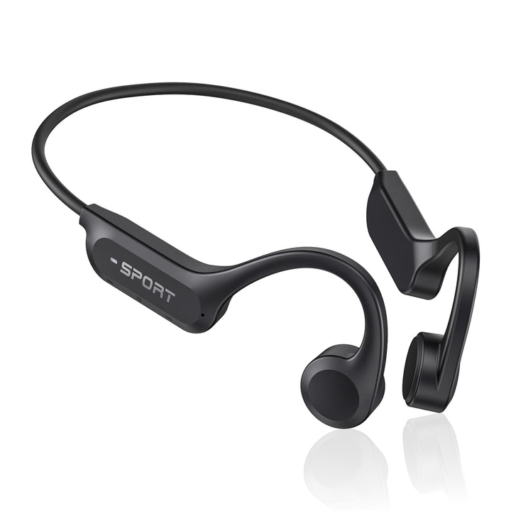 Knochenschall Kopfhörer, Offene Kopfhörer Bluetooth 6.0 Bone Conduction Open Ear Drahtloses Sport He