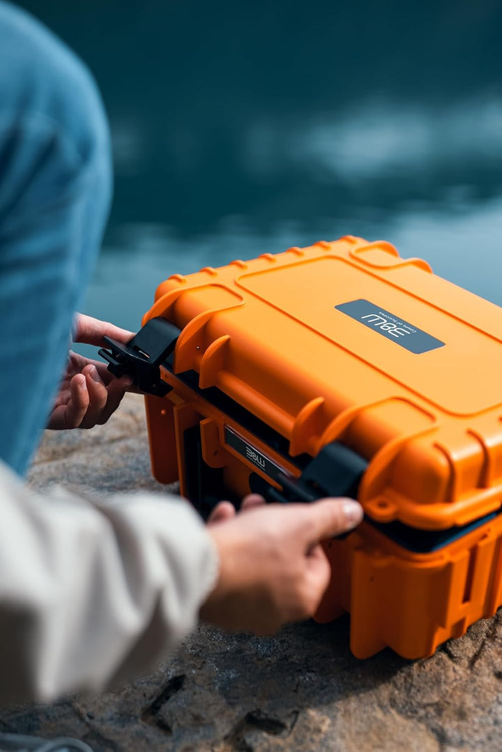 B&W Transportkoffer Outdoor - Typ 4000 - Schwarz mit variabler Facheinteilung - Wasserdicht nach IP6