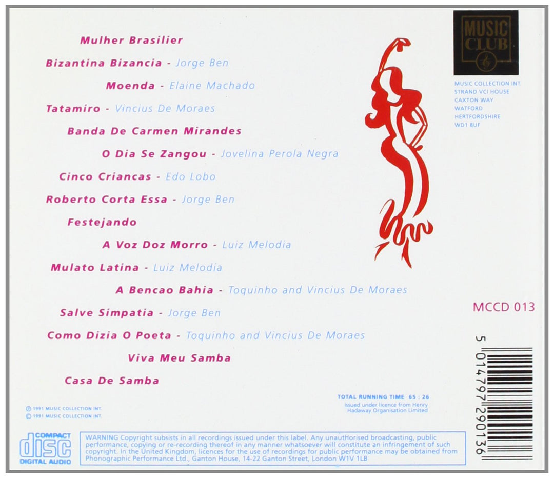 The Rhythm of Brazil, Audio-CD