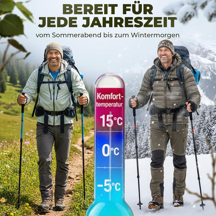 Schlafsack [Ultraleicht] 3 Jahreszeiten Sommer &amp; Winter, kleines Packmass, Komfort, 210x75 cm, leich