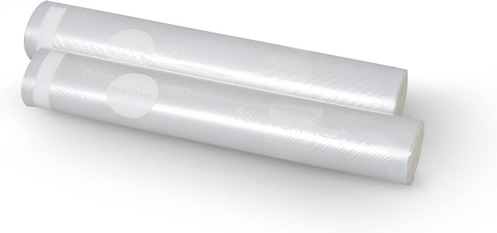 Macom, Rolls 30 Rollen mit Prägung, 28 cm x 5 m, für Vakuum-Aufbewahrung von Lebensmitteln und Koche