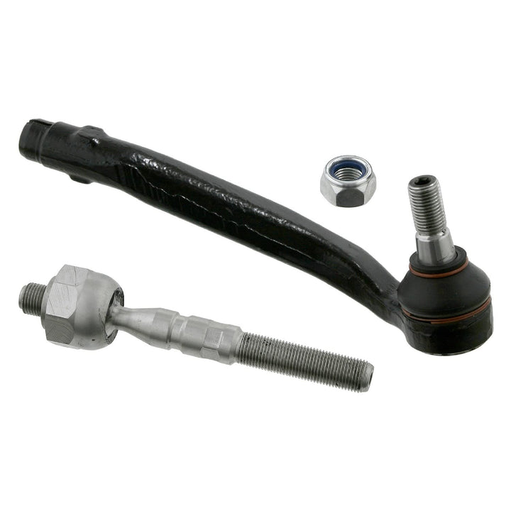 febi bilstein 26628 Spurstange mit Endstück und Sicherungsmutter , 1 Stück Vorderachse rechts, Vorde
