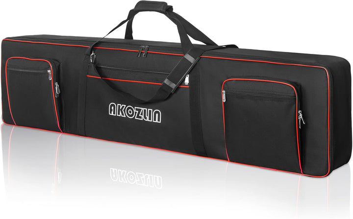 AKOZLIN 49/61/76/88 Slim/88 Key Keyboard Case Electric Piano Keyboard Bag Portable Keyboard Gig Bag