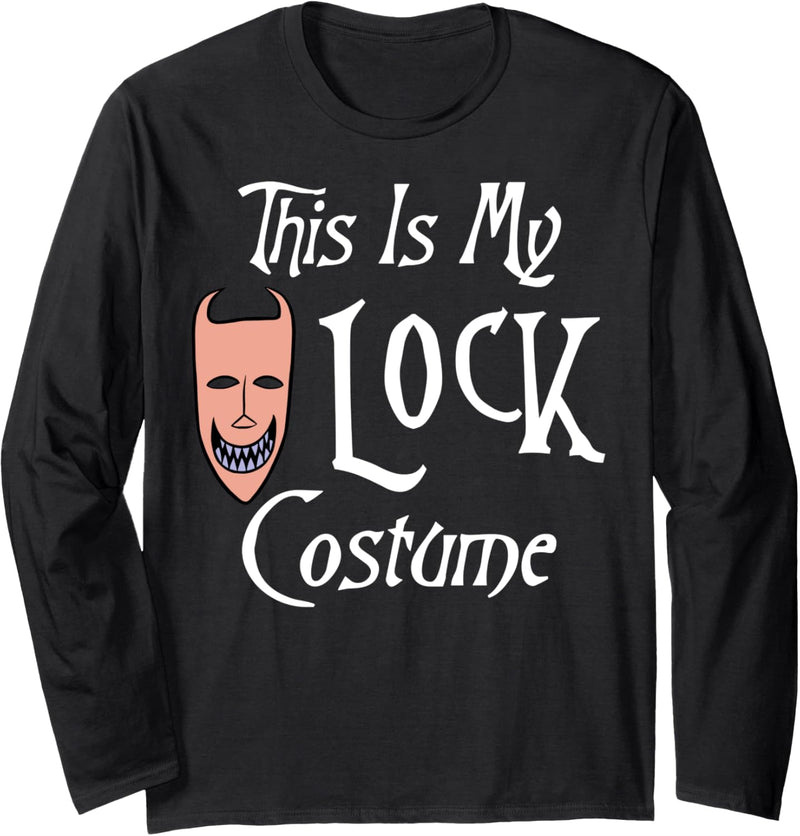 Nightmare Before Christmas This Is My Lock Costume Langarmshirt