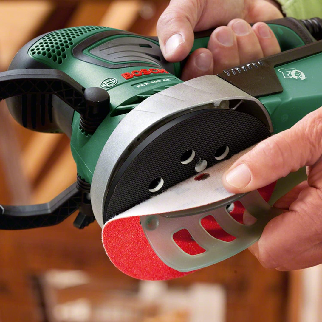 Bosch Exzenterschleifer PEX 400 AE (370 Watt, im