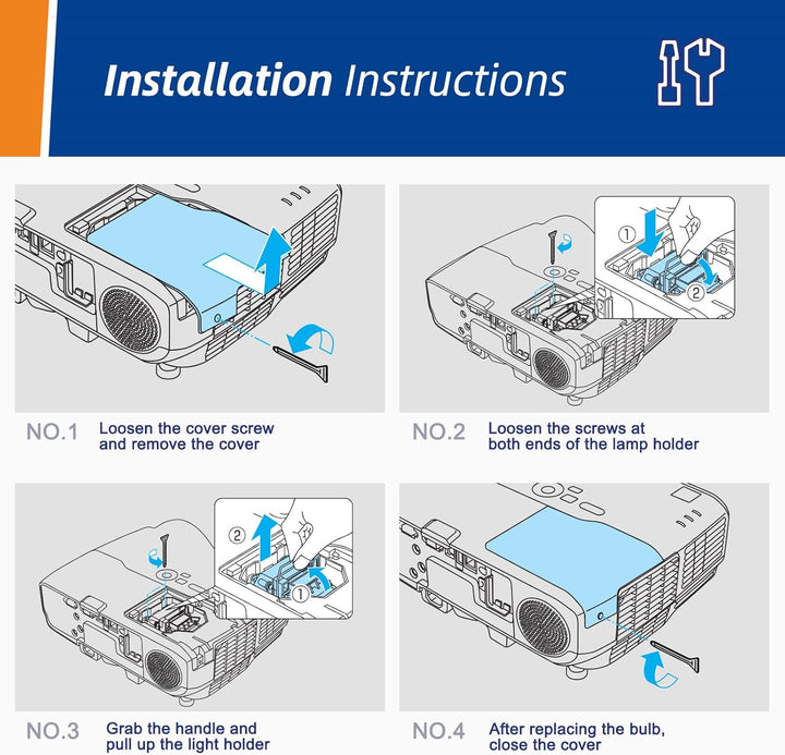 PK-L2210U Ersatzprojektorlampe mit Gehäuse für JVC DLA-F110 DLA-RS40 DLA-RS45 DLA-RS50 DLA-RS60 DLA-