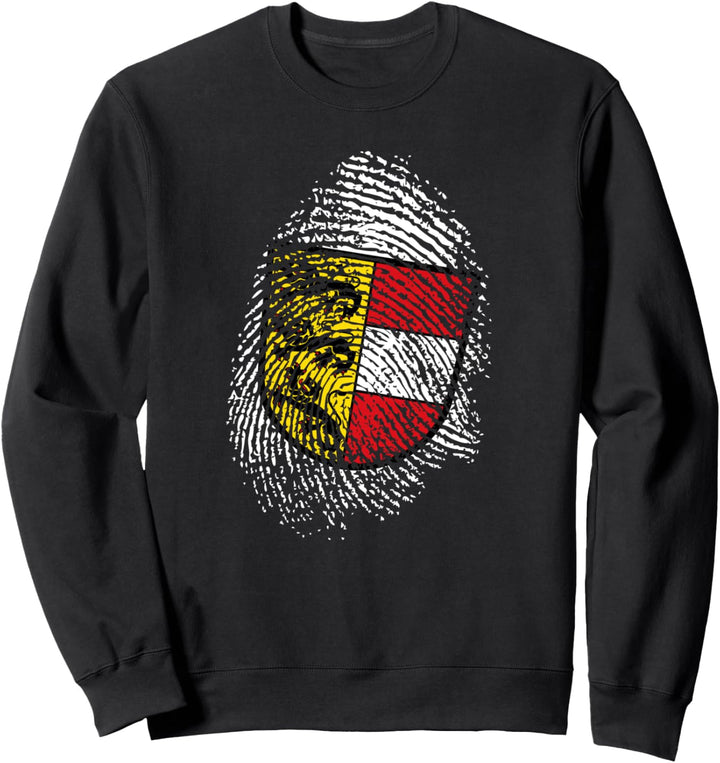 Kärntner Kärnten Wappen Fingerabdruck Klagenfurt Patriot Sweatshirt