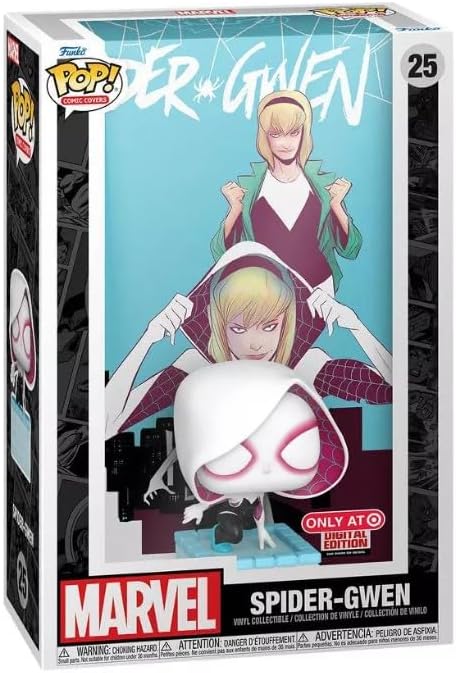 Funko Pop! Cover Art Marvel Collection 15689985 Sammelhüllen aus Vinyl (Spider Gwen) Spinne Gwen, Sp