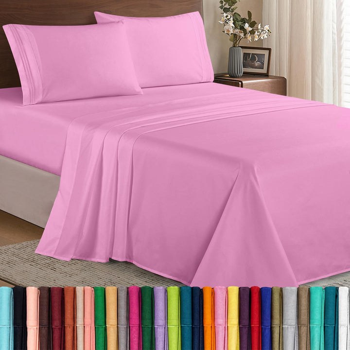 Elegant Comfort Bettwäsche-Set, luxuriös, weich, Fadenzahl 1500, ägyptische Qualität, Knitter- und l